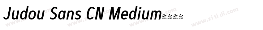 Judou Sans CN Medium字体转换